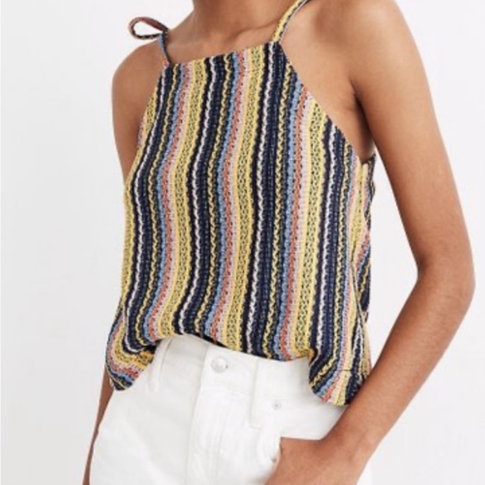 Madewell Texture & Thread Rainbow Crochet XL